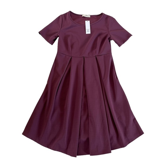 Hello Miz Women’s Maternity Short Sleeve Pleated Dress Size Small - Picture 17 of 17
